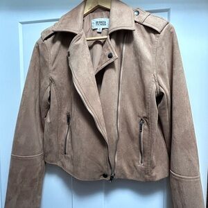 BB Dakota Steve Madden Women's Suede Tan Jacket